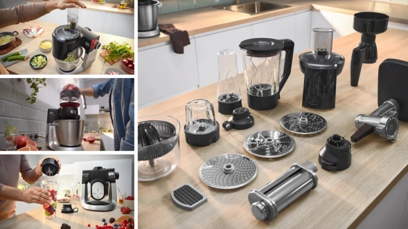 Кухонная машина Bosch MUMS6ZS17 планетар.вращ. 1600Вт черный