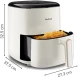 Аэрогриль Tefal Easy Fry Max EY245AE0 5л 1500Вт бежевый/черный (7211419753)