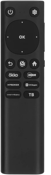Телевизор QLED Sber 55&amp;quot; SDX-55UQ6000DGA Салют ТВ Frameless темно-серый 4K Ultra HD 60Hz DVB-T DVB-T2 DVB-C DVB-S DVB-S2 USB WiFi Smart TV