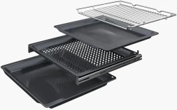 Духовой шкаф Электрический Bosch Serie 8 HMG978NB1 черный