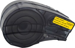 Картридж ленточный Cactus CS-M21-750595YL черный на желтом 19.1x6.4 для Brady BMP21-PLUS, BMP21-LAB