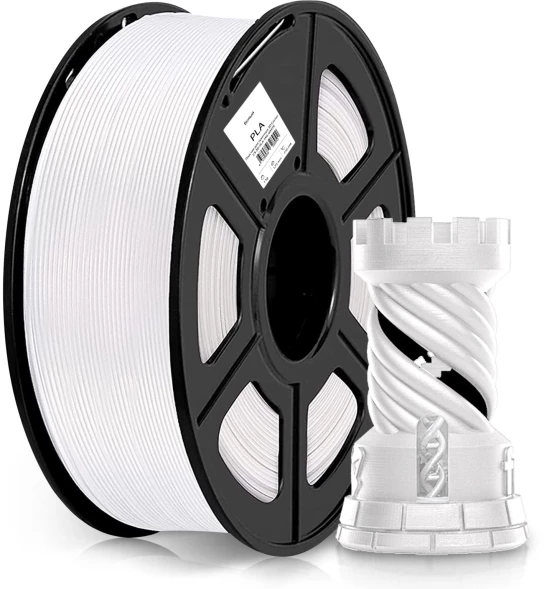 Пластик для принтера 3D Cactus CS-3D-PLA-1KG-WHITE PLA d1.75мм 1кг L326м 1цв.