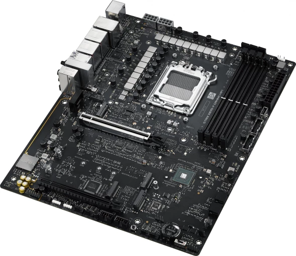 Материнская плата Asus ROG STRIX X870-F GAMING WIFI SocketAM5 AMD X870 4xDDR5 ATX AC`97 8ch(7.1) 2.5Gg RAID+HDMI+DP