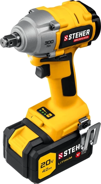 Гайковерт Steher CWB-300-1 аккум. патрон:квад.1/2&amp;quot; (кейс в комплекте)