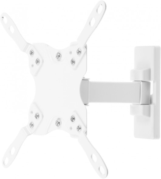 Кронштейн для телевизора Ultramounts UM864W белый 13&amp;quot;-42&amp;quot; макс.20кг настенный поворотно-выдвижной и наклонный