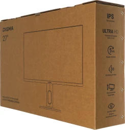 Монитор Digma 27&amp;quot; Progress 27P505U черный IPS LED 16:9 HDMI M/M матовая HAS Piv 350cd 178гр/178гр 3840x2160 60Hz FreeSync DP 4K 6.05кг