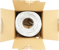 Кабель сетевой UTP 4 пары cat5E solid 0.48мм Cu 305м