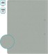 Папка метал.пруж.скоросш. Бюрократ -PZ07PGREY A4 пластик 0.7мм внут.и торц.карм серый