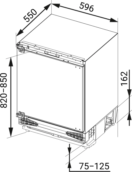 Freezer Weissgauff WFI-85 Inverter NoFrost