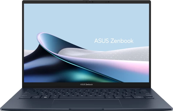 Ноутбук Asus Zenbook 14 OLED UX3405MA-QD986 Core Ultra 5 125H 16Gb SSD512Gb Intel Arc 14&amp;quot; OLED FHD+ (1920x1200) без ОС blue WiFi BT Cam Bag (90NB11R1-M01SL0)
