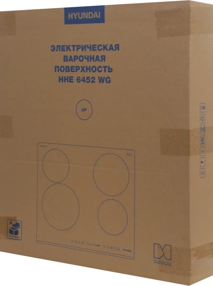 Варочная поверхность Hyundai HHE 6452 WG белый