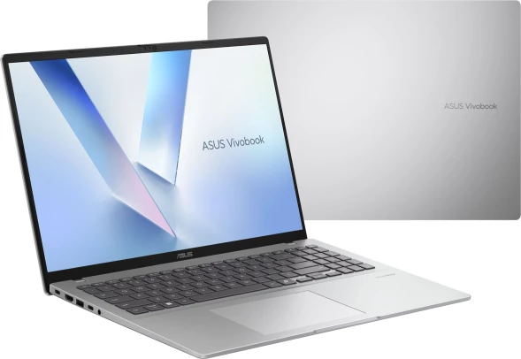 Ноутбук Asus VivoBook 16 M1607KA-MB037 Ryzen AI 5 340 16Gb SSD512Gb AMD Radeon 840M 16&amp;quot; IPS WUXGA (1920x1200) без ОС silver WiFi BT Cam (90NB15F2-M001C0)