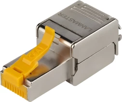 Коннектор Lanmaster LAN-TMP-S6A полев. RJ45 кат.6A STP бел.