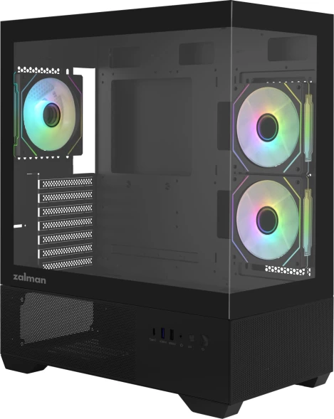 Корпус Zalman Chronix V2 черный без БП ATX 6x120mm 2x140mm 1xUSB2.0 1xUSB3.0 audio bott PSU