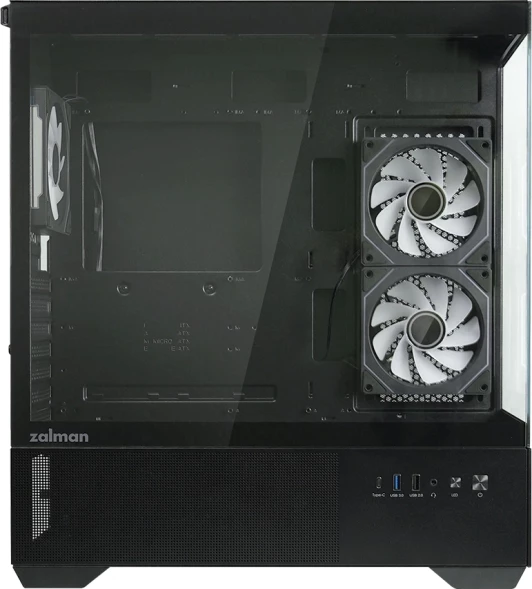 Корпус Zalman Chronix V2 черный без БП ATX 6x120mm 2x140mm 1xUSB2.0 1xUSB3.0 audio bott PSU