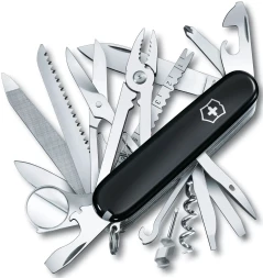 Нож перочинный Victorinox SwissChamp (1.6795.3) 91мм 33функц. черный карт.коробка