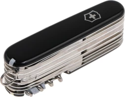 Нож перочинный Victorinox SwissChamp (1.6795.3) 91мм 33функц. черный карт.коробка