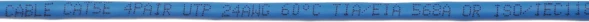 Патч-корд Premier ANP511_3M_B UTP 4 пары cat.5E CCA molded 3м синий outdoor RJ-45 (m)-RJ-45 (m)