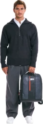 Рюкзак мужской Piquadro Urban CA4818UB00/GRN серый/черный натур.кожа
