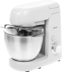 Кухонная машина Tefal Bake Partner QB520B38 планетар.вращ. 1100Вт серый/серебристый