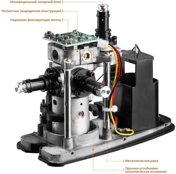 Нивелир лазерн. Kraftool 34640-4 цв.луч. красный 3луч.