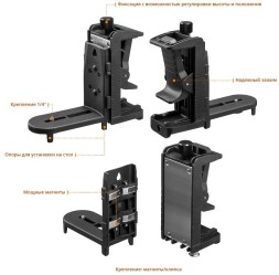 Нивелир лазерн. Kraftool 34640-4 цв.луч. красный 3луч.