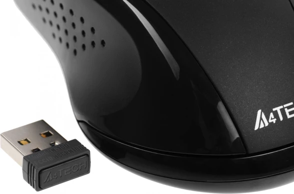 Мышь A4Tech V-Track G9-500FS черный оптическая (1200dpi) silent беспроводная USB (4but)