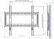 Кронштейн для телевизора Kromax IDEAL-3 черный 22&amp;quot;-65&amp;quot; макс.50кг настенный фиксированный