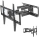 Кронштейн для телевизора Kromax OPTIMA-409 черный 32&amp;quot;-65&amp;quot; макс.45кг настенный поворотно-выдвижной и наклонный