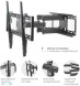 Кронштейн для телевизора Kromax OPTIMA-409 черный 32&amp;quot;-65&amp;quot; макс.45кг настенный поворотно-выдвижной и наклонный