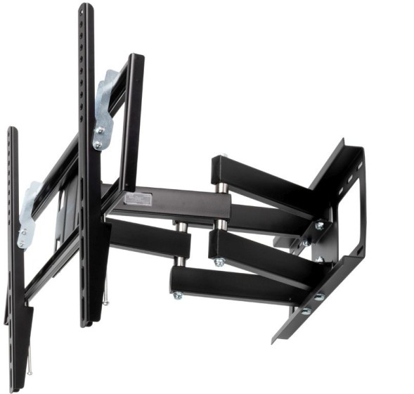 Кронштейн для телевизора Kromax OPTIMA-409 черный 32&amp;quot;-65&amp;quot; макс.45кг настенный поворотно-выдвижной и наклонный