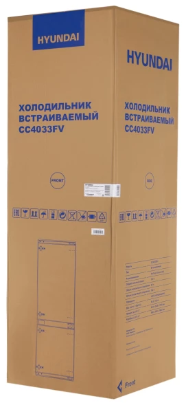 Холодильник Hyundai CC4033FV 2-хкамерн. белый