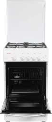 Плита Газовая Gefest CG 50M04 K73 белый (металлическая крышка) реш.чугун