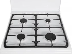 Плита Газовая Gefest CG 50M04 K73 белый (металлическая крышка) реш.чугун
