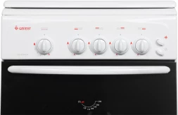 Плита Газовая Gefest CG 50M04 K73 белый (металлическая крышка) реш.чугун