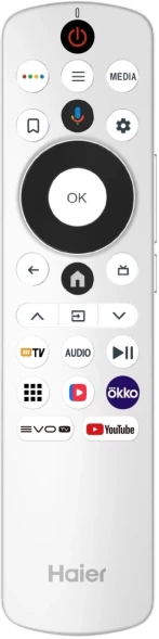 Телевизор LED Haier 65&amp;quot; 65 MiniLED M4 Frameless серебристый 4K Ultra HD 60Hz MEMC DVB-T DVB-T2 DVB-C DVB-S2 USB WiFi Smart TV