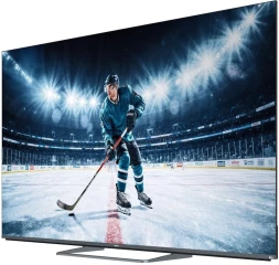 Телевизор LED Haier 65" 65 MiniLED M4 Frameless серебристый 4K Ultra HD 60Hz MEMC DVB-T DVB-T2 DVB-C DVB-S2 USB WiFi Smart TV