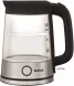 Чайник электрический Tefal Glass Kettle KI750D30 1.7л. 2400Вт серебристый корпус: стекло/металл/пластик (8010000020)