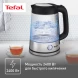 Чайник электрический Tefal Glass Kettle KI750D30 1.7л. 2400Вт серебристый корпус: стекло/металл/пластик (8010000020)