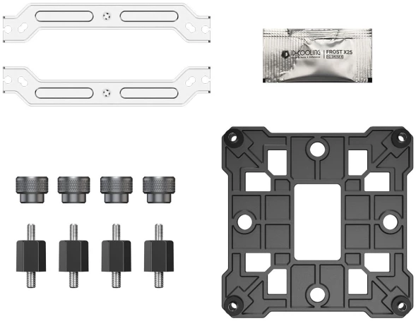 Устройство охлаждения(кулер) ID-Cooling SE-214-XT DF ARGB Soc-AM5/AM4/1200/1700/1851 белый 4-pin 31.5dB Al+Cu 180W 560gr Ret (SE-214-XT DF WHITE)