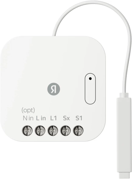 Умное реле Yandex YNDX-00537 1канал. белый