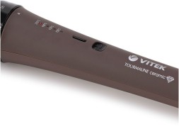 Щипцы Vitek 2521-VT-01 70Вт макс.темп.:210С покрытие:титаново-турмалиновое коричневый