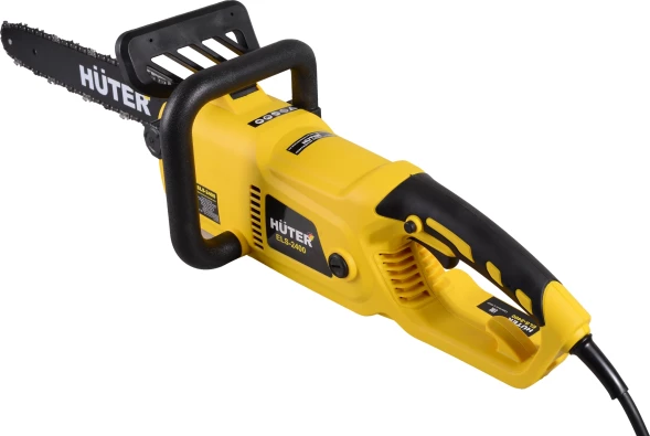 Цепная пила Huter ELS-2400 от сети 2400Вт дл.шины:18&amp;quot; (45cm) (70/10/2)