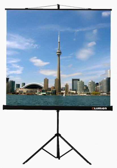 Экран на треноге Lumien 84&amp;quot; 150x150см Eco View LEV-100101 1:1 напольный рулонный