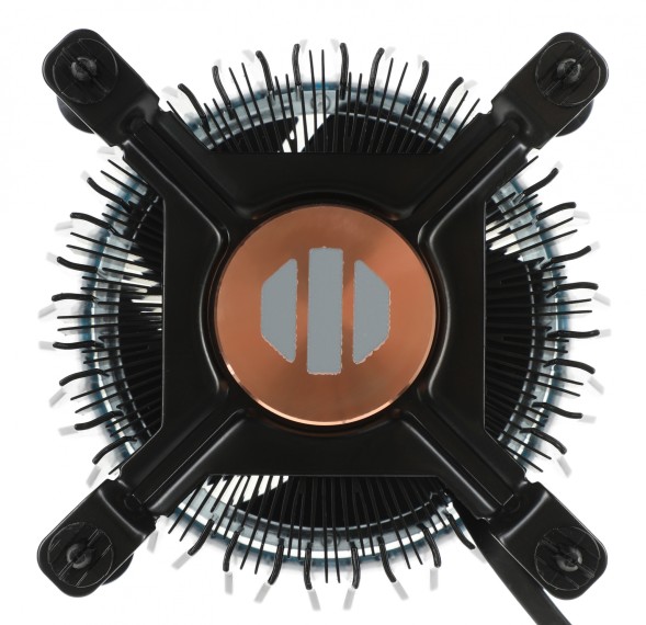 Устройство охлаждения(кулер) Intel RM1 M23901 AL+CU Soc-1700 черный 4-pin 16-29dB Al+Cu 95W 350gr brown box