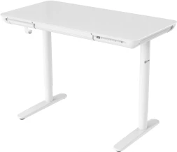 Стол для компьютера Cactus CS-EGD-WT-LED столешница закаленное стекло белый каркас белый 120x71x60см