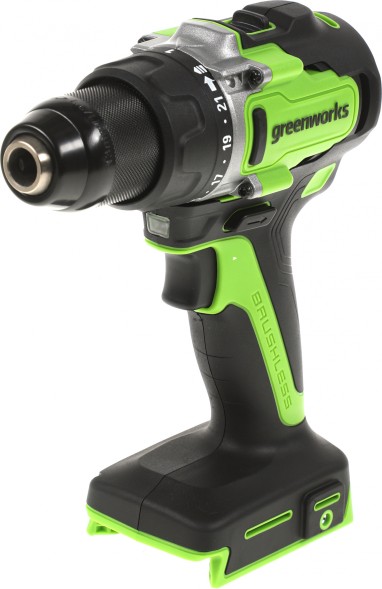 Дрель-шуруповерт Greenworks GD24DD90 аккум. патрон:быстрозажимной (3707507)
