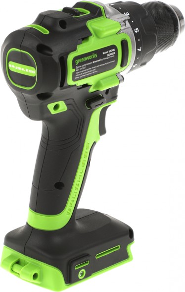 Дрель-шуруповерт Greenworks GD24DD90 аккум. патрон:быстрозажимной (3707507)