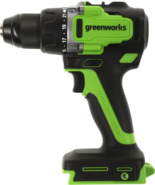 Дрель-шуруповерт Greenworks GD24DD90 аккум. патрон:быстрозажимной (3707507)
