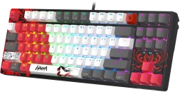 Клавиатура A4Tech Bloody WS87 Naraka механическая черный/красный USB беспроводная BT/Radio Multimedia for gamer LED (WS87)